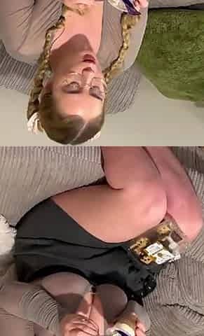 Buying Me with Food Until I Got Stuck and He Fucked Me