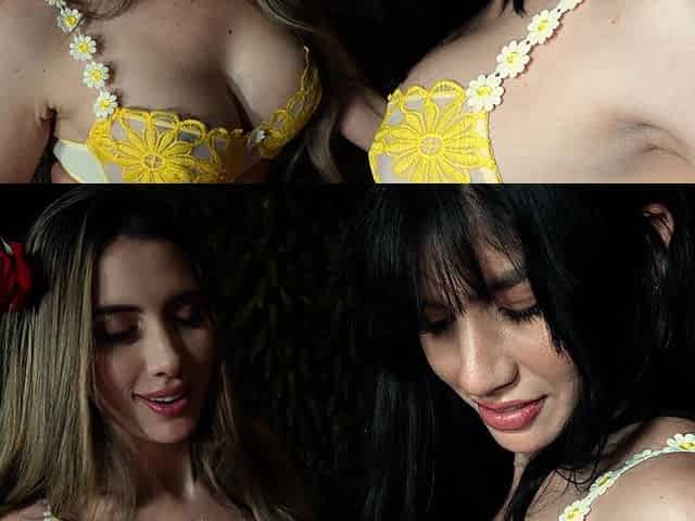 Lesbian Sex and Sex with Strapon Between Ambar Prada and Yenifer Chacon