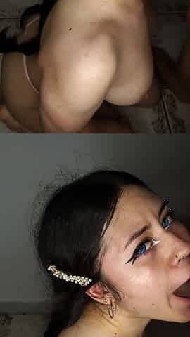 Slutty and Horny Doll Wants to Swallow Cum - Amateur Blowjob