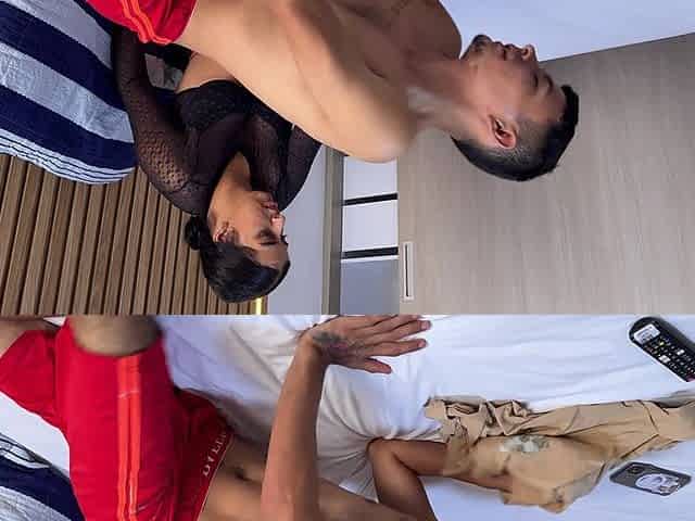 My Stepbrother Makes Me Massage His Huge Cock and Seduces Me so He Can Cum in My Pussy