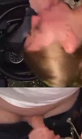 amateur car blowjob