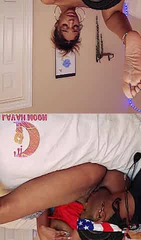 Extraordinary Black Vagina Licking and loud climax with Lavah Moon