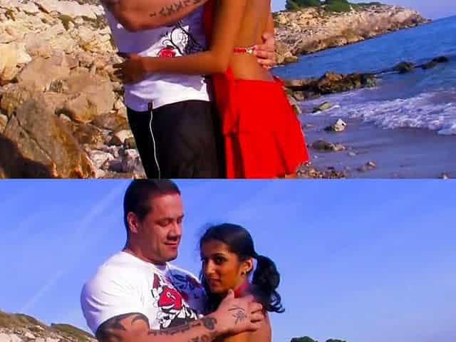 Solid Latina Beach Blowjobs