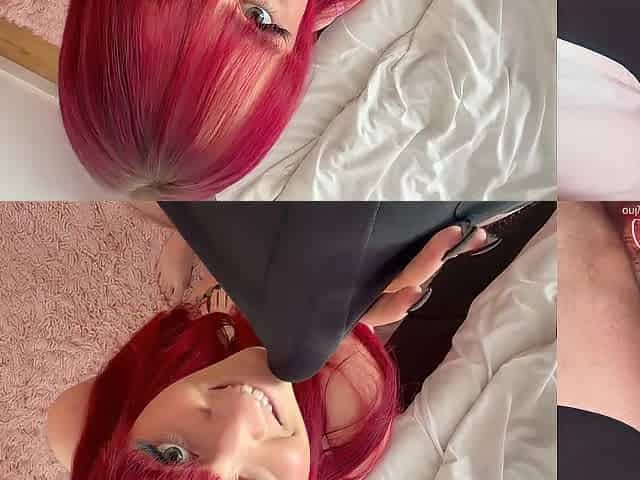 Shy Stepsis Can't Get Sufficiently Of Revealing Stepbros Large Cock And Sucks It Dry