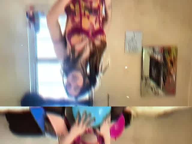 Wicked Teen discovers Stepfathers BALOON FETISH - Squeaking, Humping, and Squeezing til they pop!