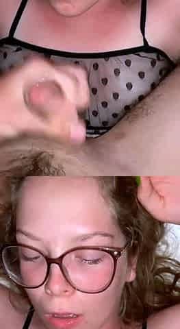 College girl Lina gets her first facial