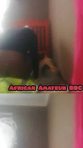 Black large booty rides ebony rod