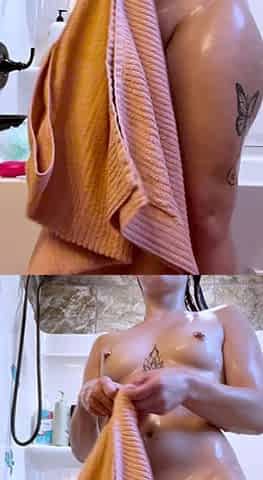 Amateur blondie solo anal masturbation