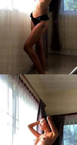Amateur blondie solo anal masturbation