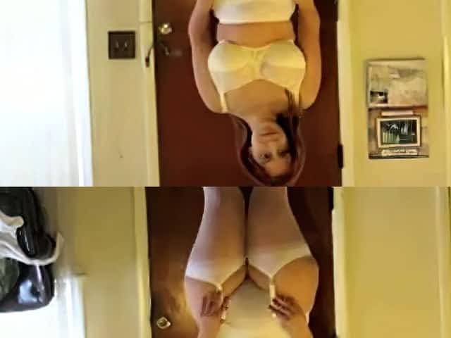 Amateur Voluptuous PAWG In Garter & Leggings