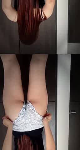 Private movie scene of Spanish university student Milet dripped