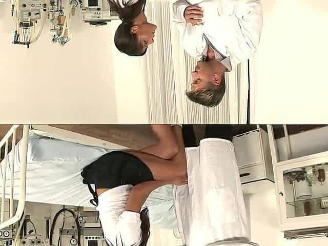 Cute teen anally drilled by a doctor