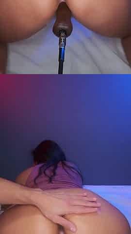 Jolla Gets Fucked with Her Fucking Machine Doggystyle