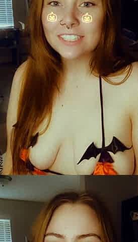 Pregnant Redhead Webcam Masturbation