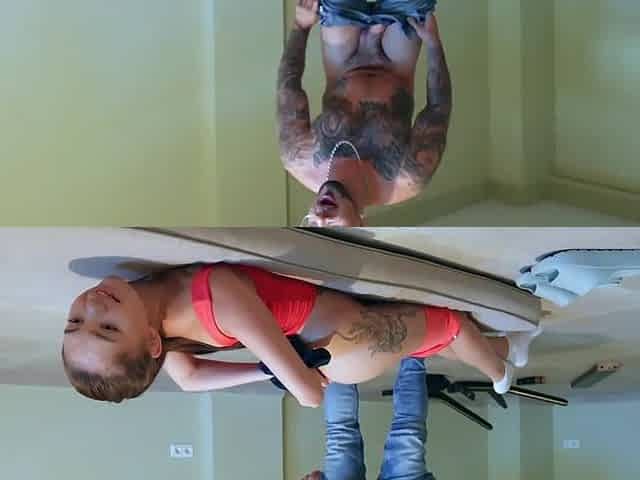 Man Bangs His Small Oriental Girlfriend Hard and Cums in the Throat of a Hawt Blo...