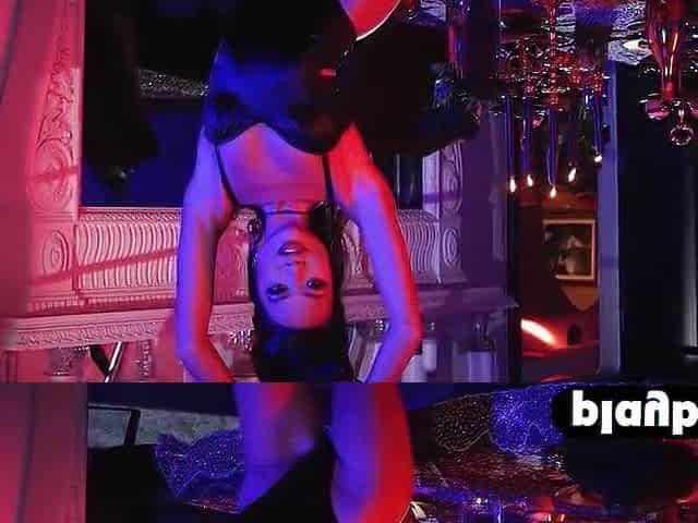 Tiny Vina Sky posing in sexy underware and cute honey stripped her hawt body