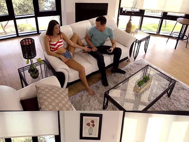 Tempting brunette amateur getting ass nailed hard in POV