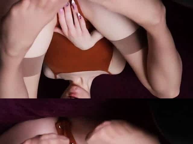 Hot Blonde Babe Pussy Play and Anal Creampie Solo