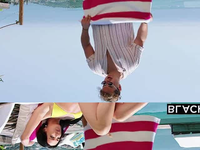 BLACKED Barbie, Stefany And Zuzu Have three-BBC Pool-Side Fuckfest