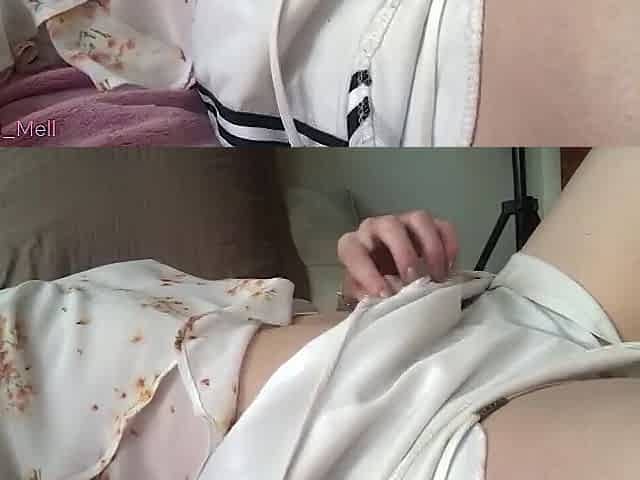 Home alone, running my hand over my body, I get sexually excited and rub my love button hard, showing my snatch