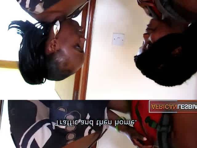Real BBW African Lesbians Finger Fuck Pussy While Showering Together