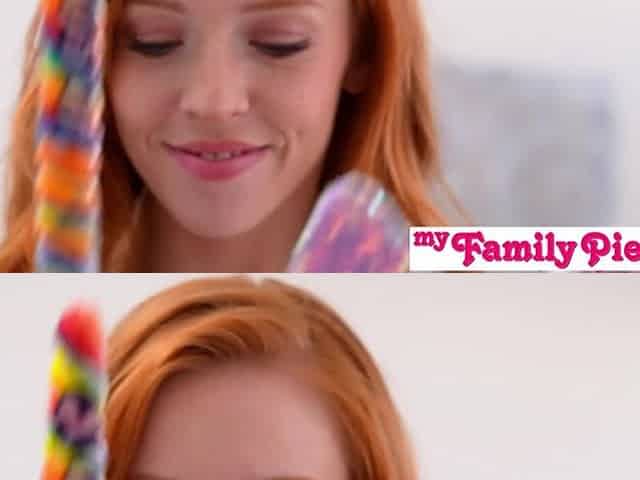 Spunky Redhead Madi Collins Gives Stepbro All The Jelly Beans in Her Snatch For Easter Creampie