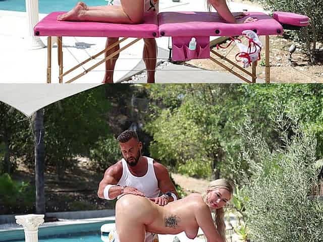 Massage Session to Fuck Session with Sexy Blonde Vanna Rose