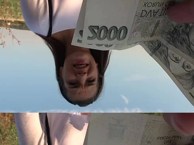 Guy fucks a teen after offering her good cash