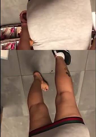 A day with the wife in see through grey dress