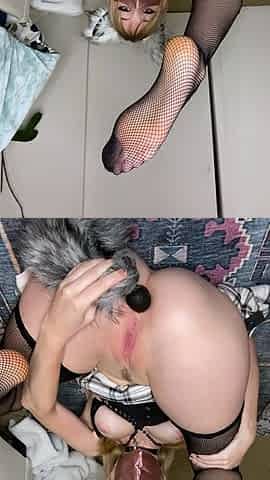 Hot Blonde Solo Toying