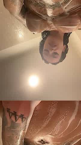 SHOWER PLAY WITH TATTOOED mother I'd like to fuck