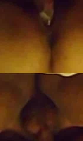 My Sperm Dripping in Her Pussy