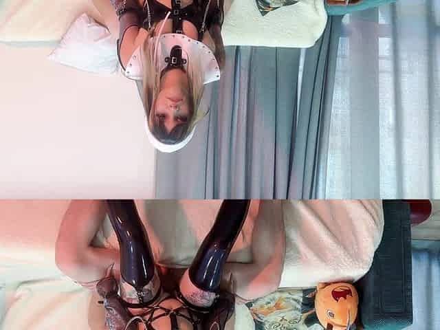 Sinful nun was by a large rod