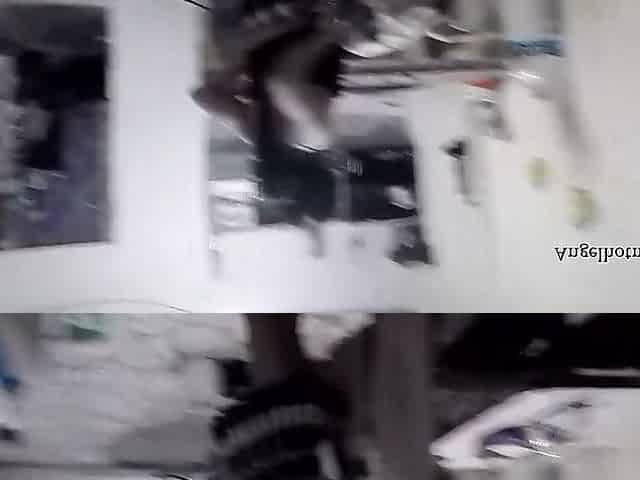 Stupid eighteen-year-old maid drilled by her boss