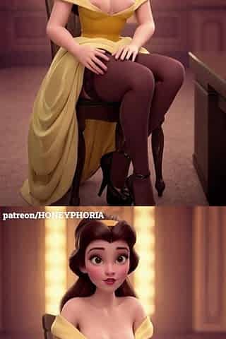 Belle from Girl and the Brute CG toon animation