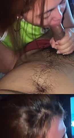 Stepdaughter Secretly Starts Giving Blowjob to her Stepdaddy