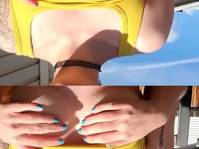 Outdoor Self-Pleasure at its Finest!