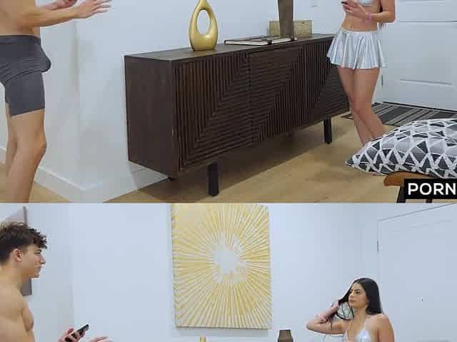 PORNPLUS Hotty Gostosa Lends Her Bang Aperture To Her Roommate