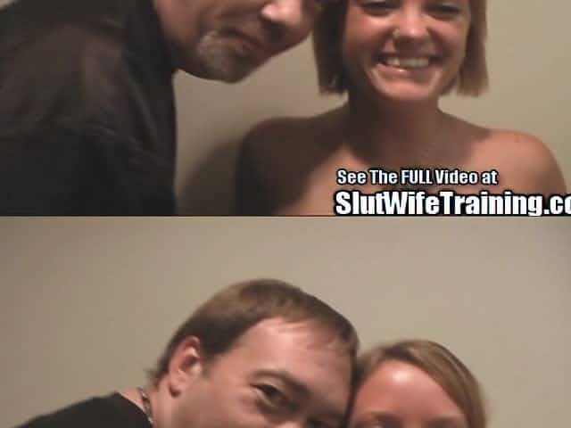 Beautiful Young Blonde Wife Big Tits Shared with Dirty D