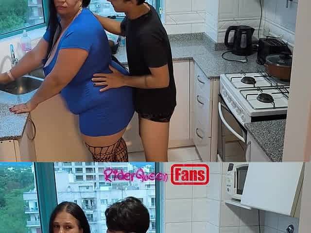 Stepmom in Kitchen - Video for Fans