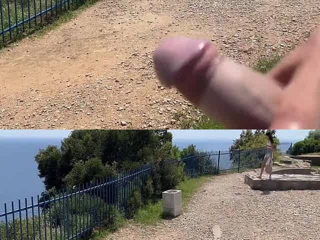 Public Dick Flashing - Girl Help Me To Cum In Mountains With Katty West