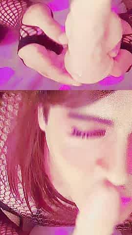 Femboy vibrator masturbatin and Cum