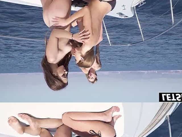 Busty Teen Babes Have Mindblowing Threesome On Yacht
