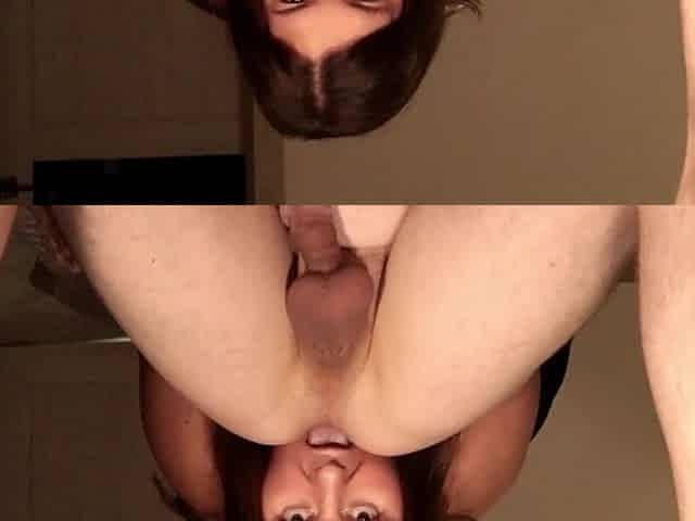 Anal drilling his Butt and make him Cum on his Face after 1 Week of Abstinence