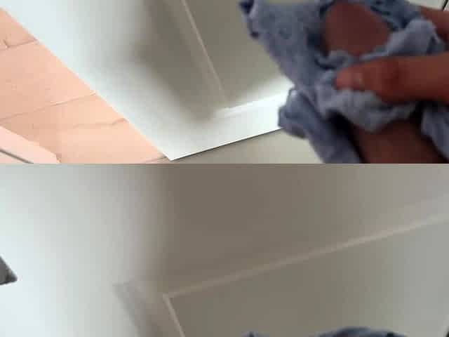 Small tit GF gives POV blowjob on my denim