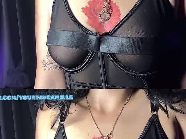 Let mama have your jock between her astonishing boobs and make u cum to save her secret