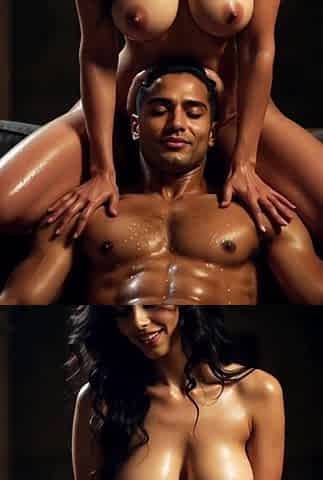 "Delightful Beauty Cunt Massage on Head: Carnal Grind"