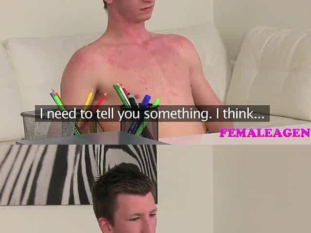 FemaleAgent Pretty agents flawless twat gets creampied