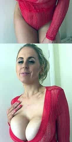 Amateur blond girl with big boobs getting fucked