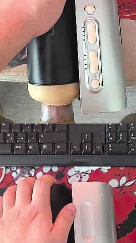I'm trying out my recent Lovense Solace Pro! Anal penetration with a cum drum.